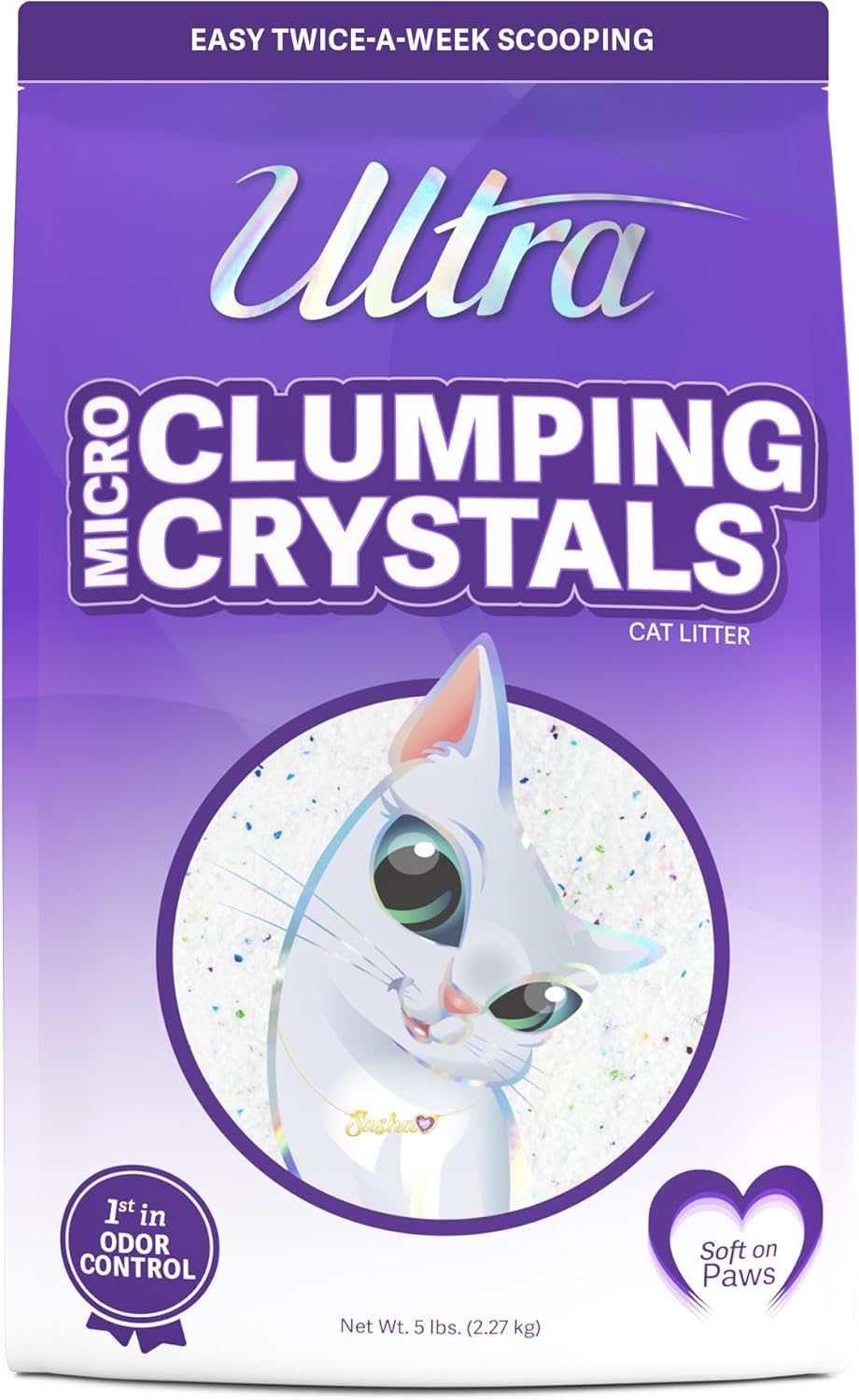 Dust-Free, Paw-Friendly Ultra Clumping Cat Litter - 5 lbs.