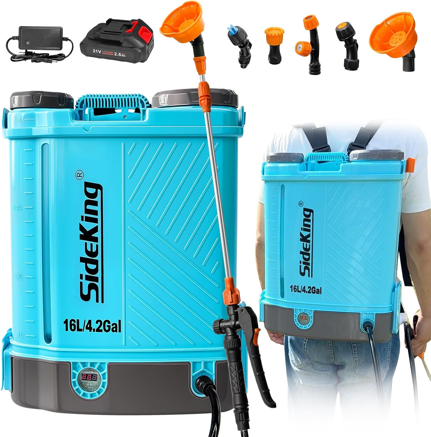 Battery Powered Backpack Sprayer for Efficient Gardening Tasks