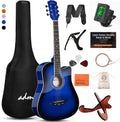 ADM 38in Acoustic Guitar Bundle for Beginners - Complete Starter Kit