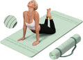 Large Yoga Mat 72x36x0.4 - Extra Wide Thick Exercise Mat