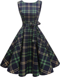 Boatneck Sleeveless 1950s Swing Cocktail Dress - Flattering Vintage be