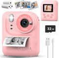 Kids Camera Instant Print Photo - Portable Thermal Printing Camera