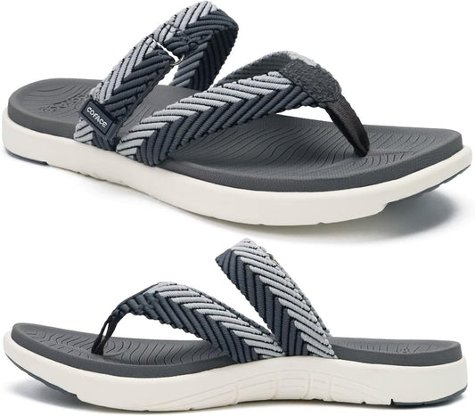 Trendy Orthotic Flip Flops with Arch Support for Comfort