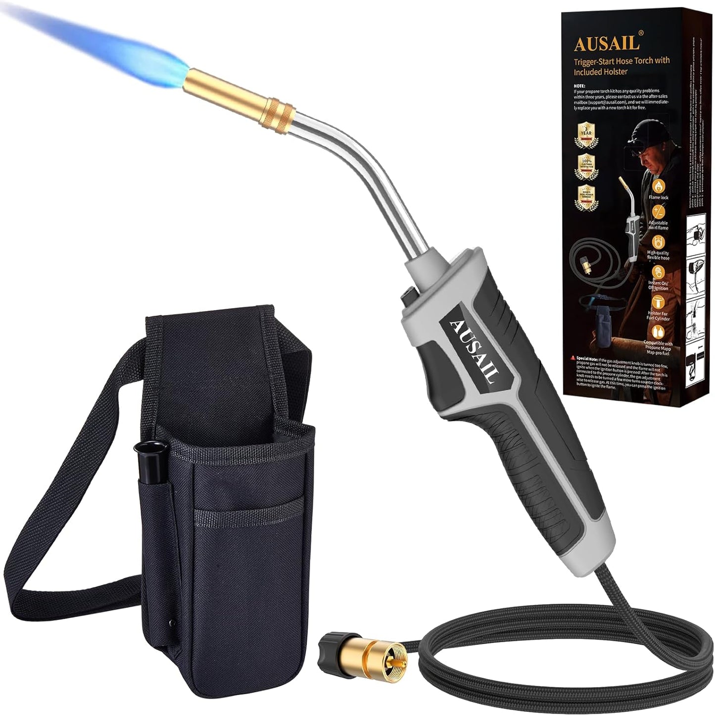 Propane Torch Kit for Welding, Soldering, and Brazing Tasks