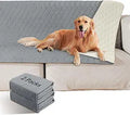 Waterproof Dog Bed Cover Blanket 2 Pack - Non Slip Sofa Protector