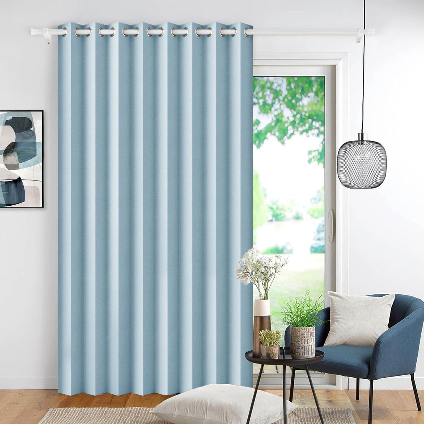 100% Blackout Curtain with Magnetic Closure for Privacy Needs