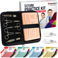 49 PCS Suture Practice Kit - Realistic Human Skin Pad for Training