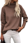 Zeagoo Women's Turtleneck Sweater: Trendy Chunky Knit