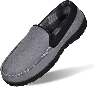 MIXIN Slippers for Men - Comfortable Memory Foam Moccasins