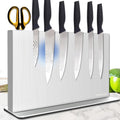 Magnetic Knife Block 16 in Stainless Steel Double-Sided - Space Saving