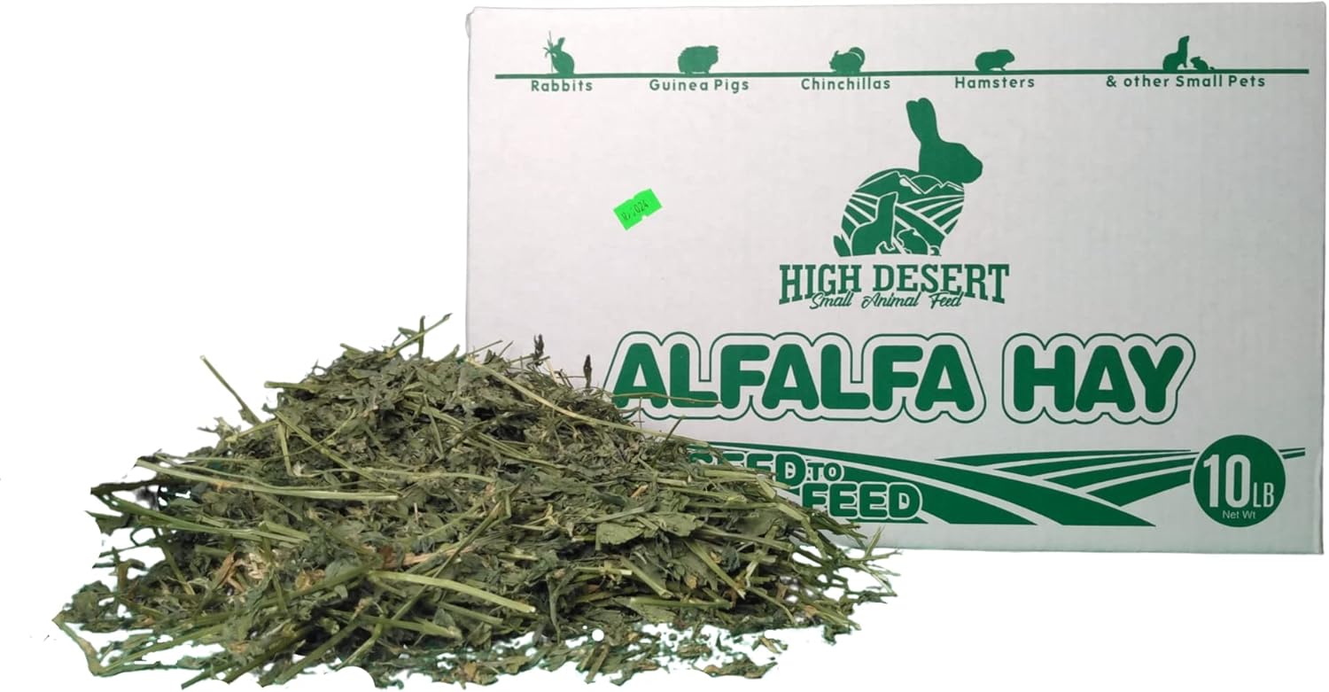 High Desert Alfalfa Hay for Small Pets - Protein-Rich Nutrition