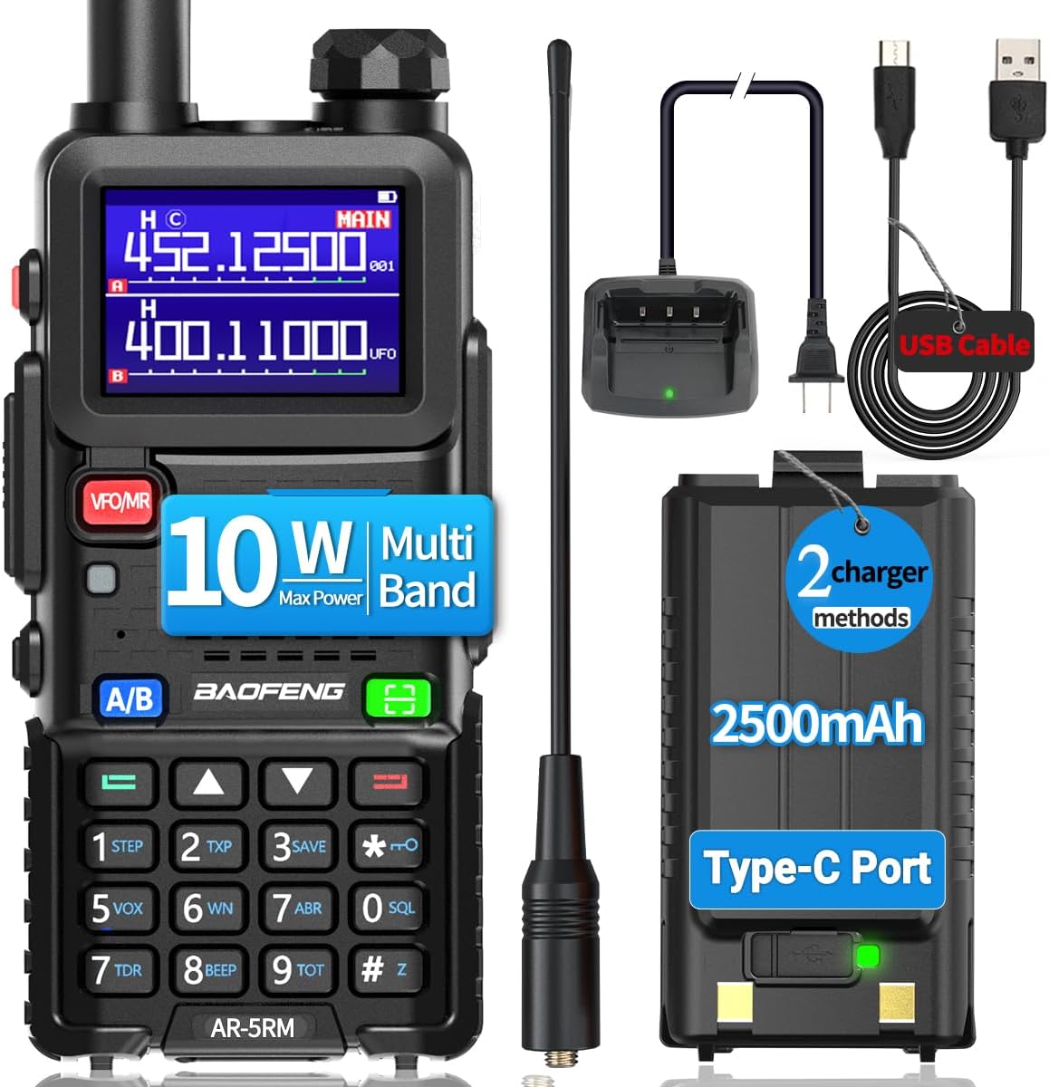 BAOFENG Ham Radio 5RM Long Range Walkie Talkies for All Needs