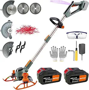 Electric Weed Wacker 4-in-1 Trimmer with Long Battery Life