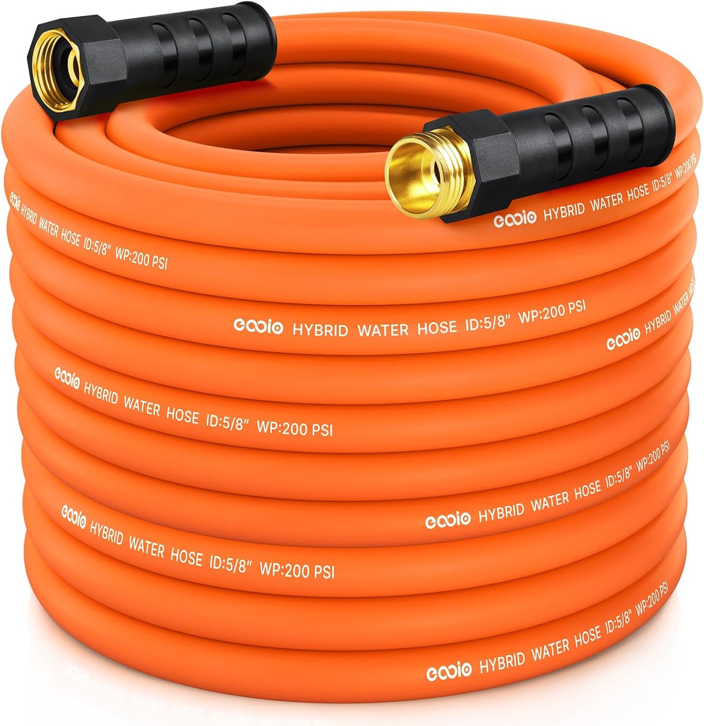Non-Expanding 100 ft Garden Hose - Kink Resistant & Lightweight