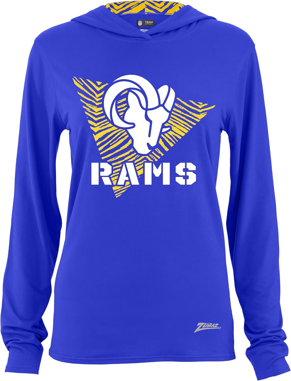 Zubaz NFL Women's Lightweight Hoodie for Game Day Comfort