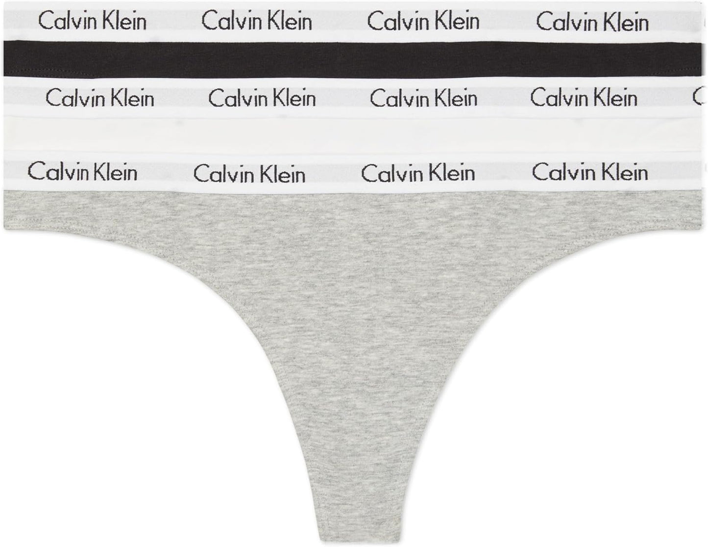Calvin Klein Women's Carousel Logo Cotton Stretch Thong Panties