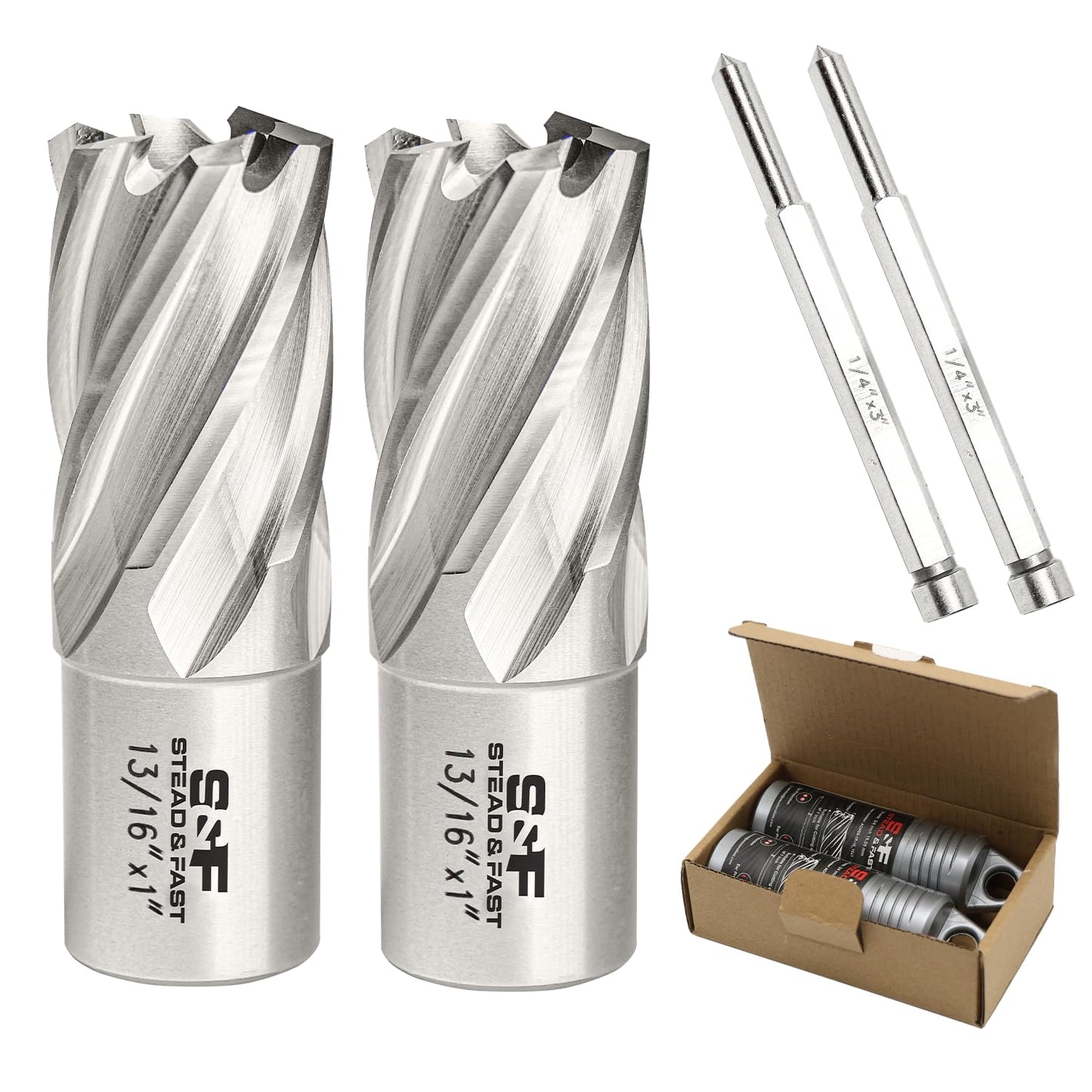 S&F STEAD & FAST Annular Cutter Set for Magnetic Drill Press