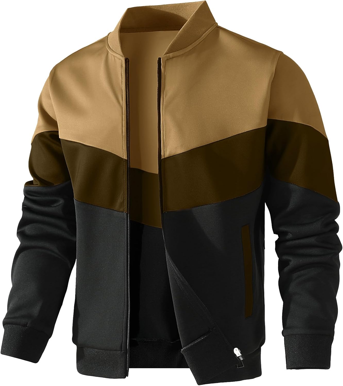HYPESTFIT Mens Lightweight Jacket Casual Bomber for All Occasions
