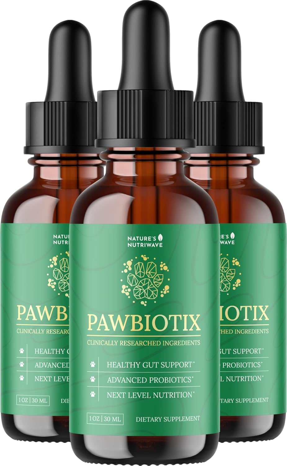 Pawbiotix Liquid Probiotics for Dogs - Natural Gut Health