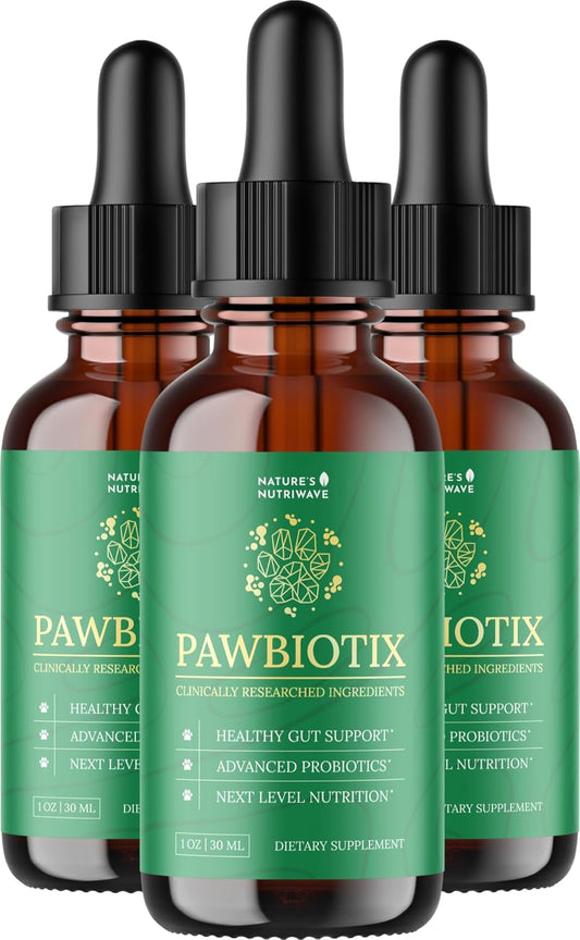 Pawbiotix Liquid Probiotics for Dogs - Natural Gut Health