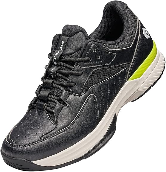FitVille Mens Wide Pickleball Shoes for All Court Tennis Play