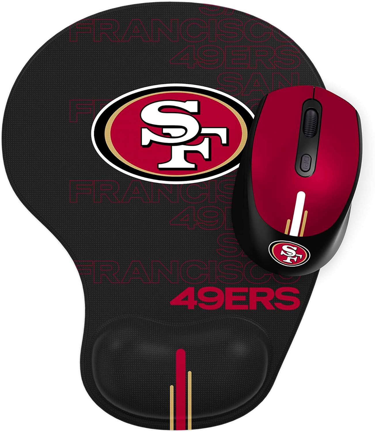 SOAR NFL Wireless Mouse and Mouse Pad Combo for Home Office