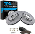 TRQ Front Brake Pad & Rotor Kit for 2004-09 Cadillac SRX - Direct Fit