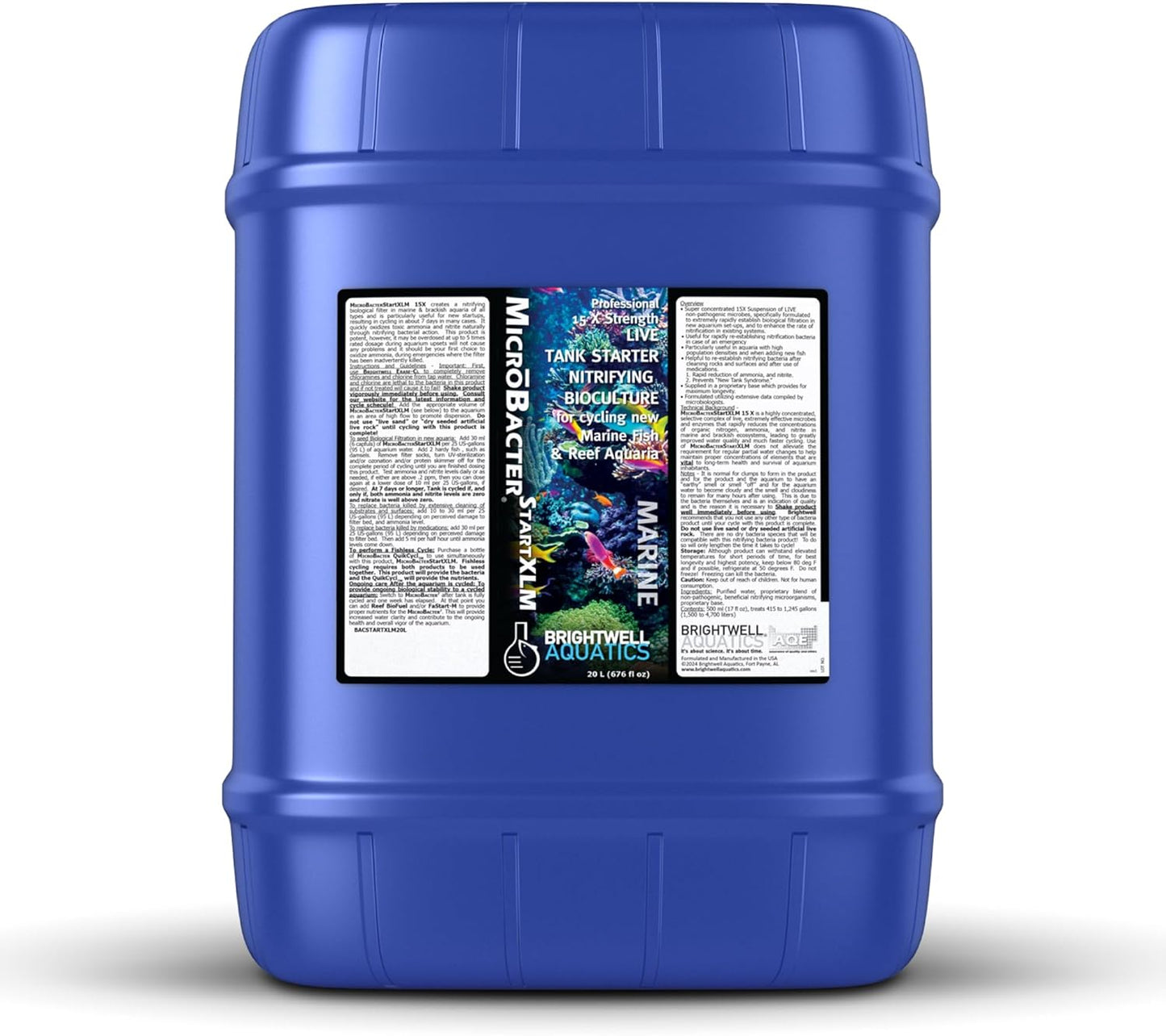 MicroBacter Start XLM - Quick Start Freshwater Tank Solution