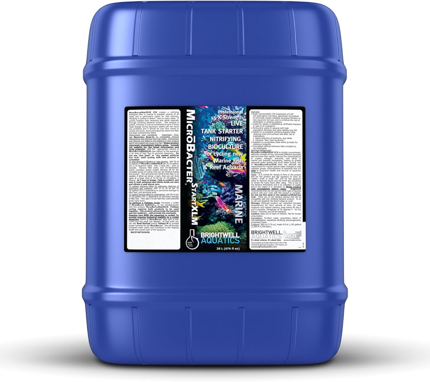 MicroBacter Start XLM - Quick Start Freshwater Tank Solution