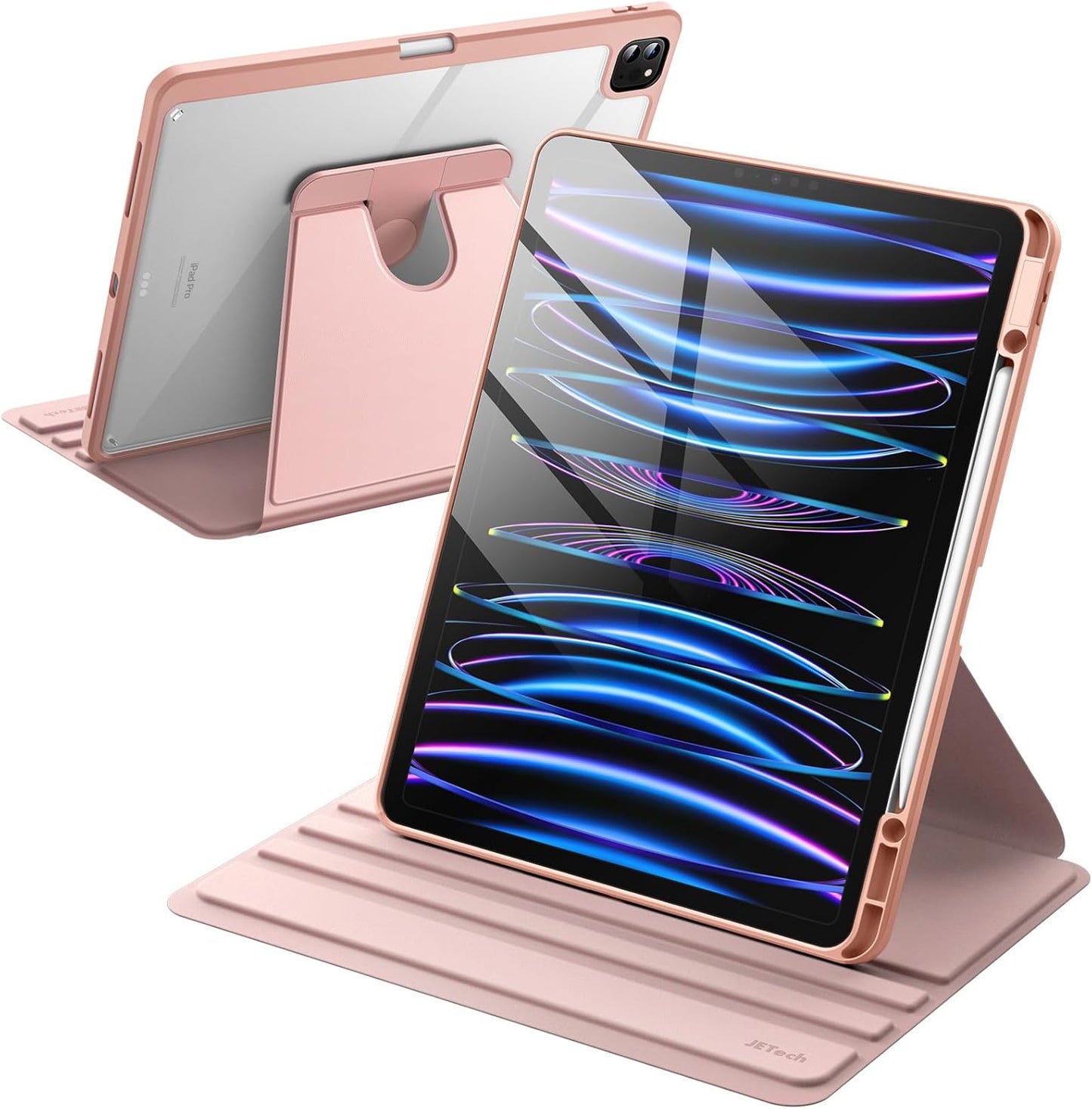 360 Rotating iPad Pro Case w/ Pencil Holder