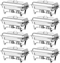 Chafing Dish Buffet Set 8QT Stainless Steel Food Warmer - Party Ready