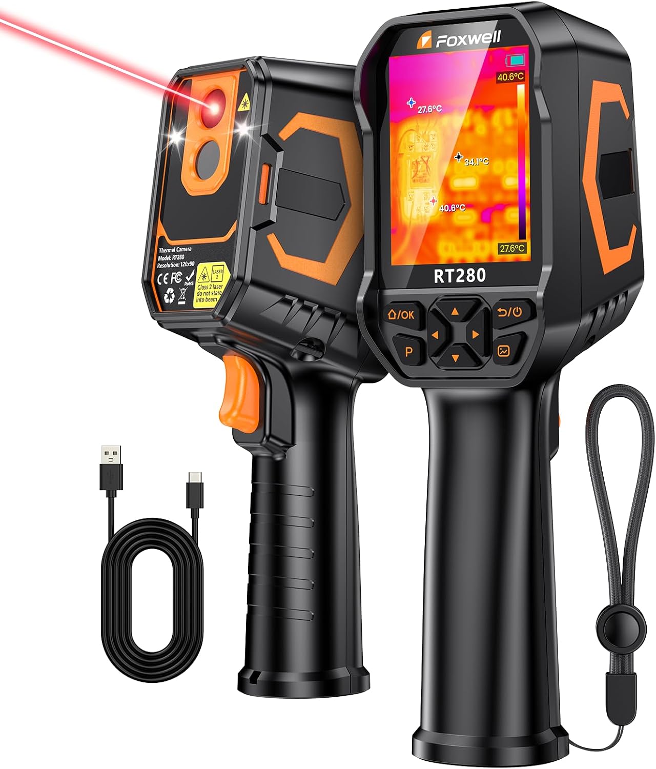 FOXWELL RT280 Thermal Imaging Camera with Enhanced Clarity