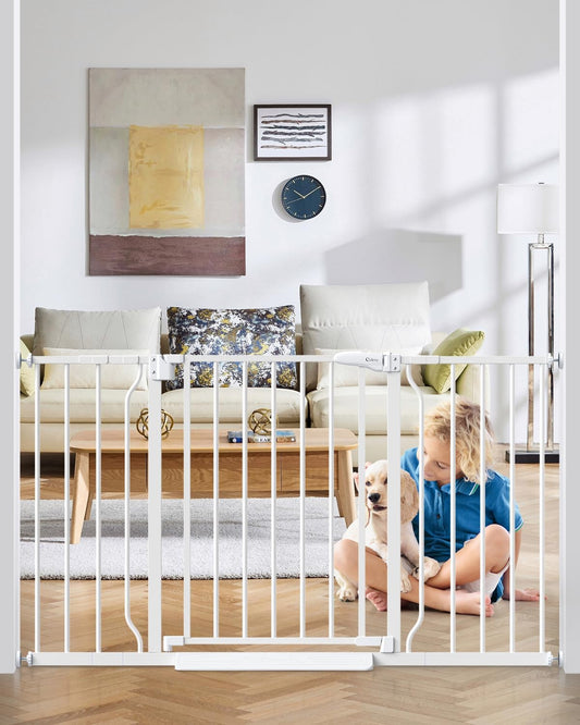29-51 Inch Baby Gate for Stairs - Auto Close & Easy Walk Through