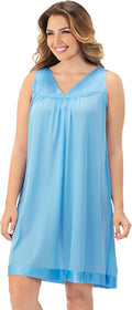 Exquisite Form Women's Nylon Tricot Sleeveless Knee