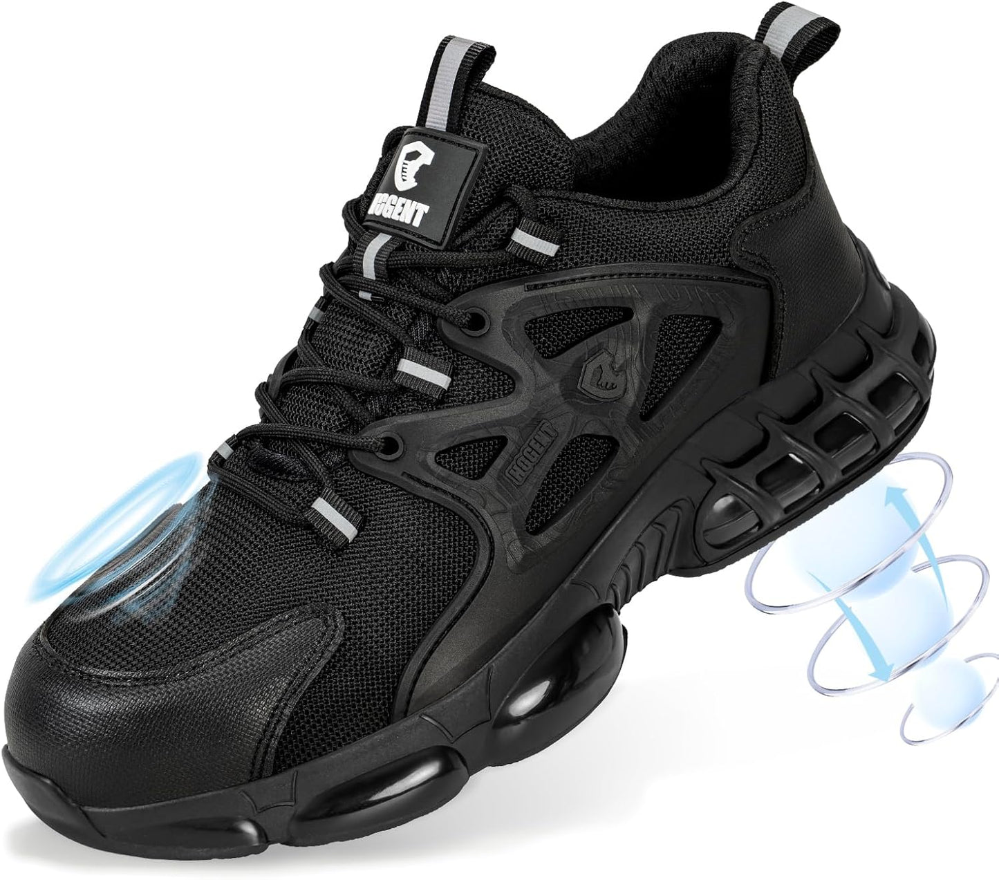 Hogent Steel Toe Shoes for Men Women Lightweight Safety Sneakers