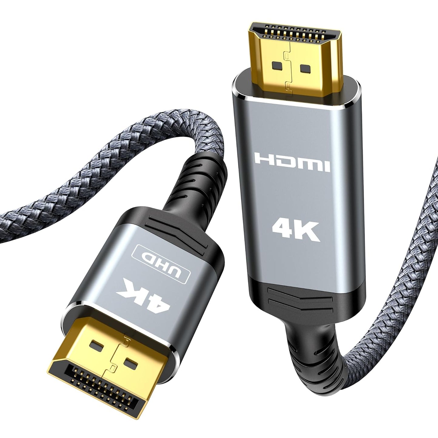 4K DisplayPort to HDMI Cable - Stunning Visuals!