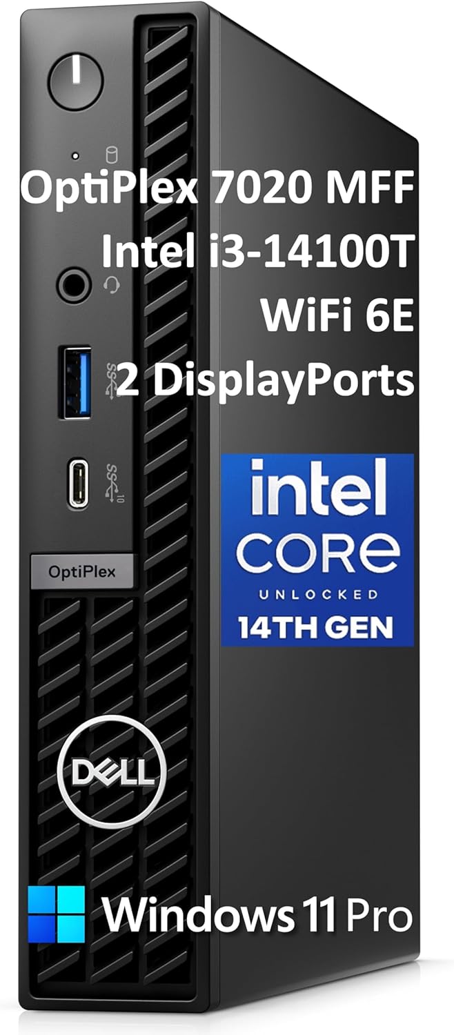 Dell OptiPlex 7020 MFF Mini Desktop with 16GB RAM and 512GB SSD