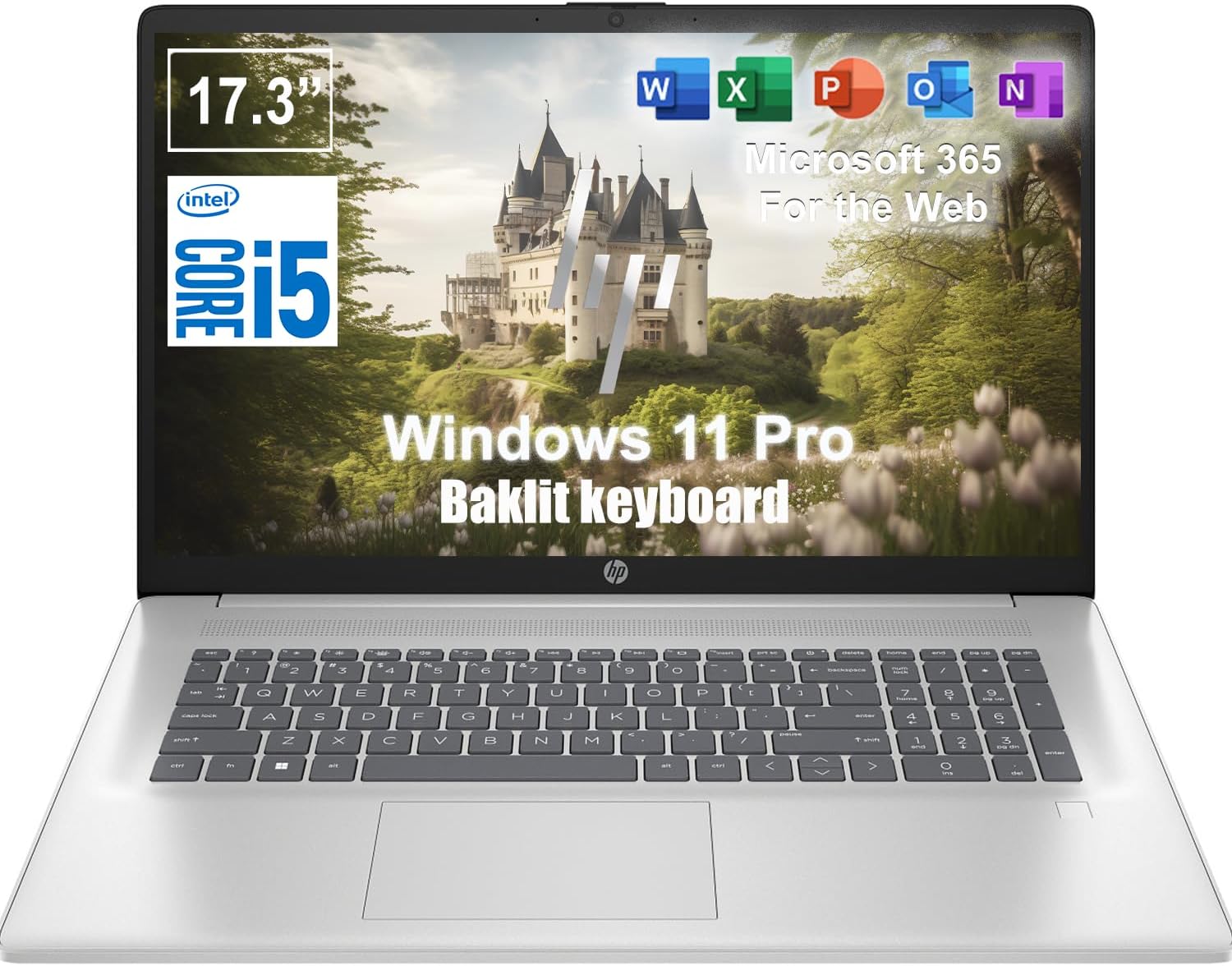 HP 17.3 Inch Laptop with Intel Core i5 and 64GB RAM