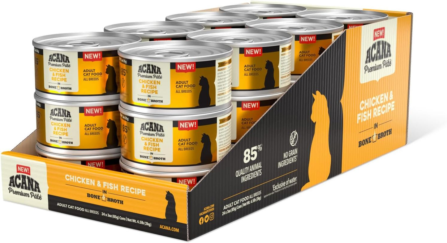 ACANA Premium Pate Wet Cat Food with Chicken and Fish Recipe