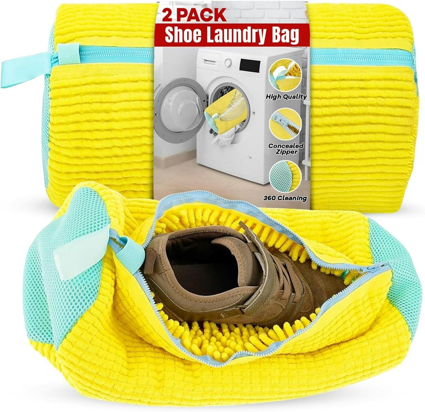 Reusable Shoe Laundry Bag - Easy Shoe Cleaning!