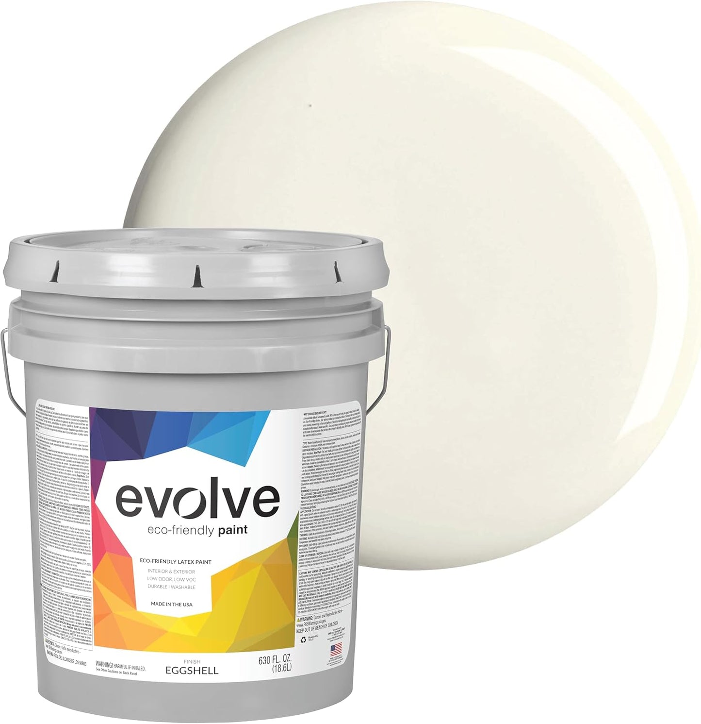 EVOLVE Paint & Primer: Eco-friendly Low Sheen One-coat Coverage