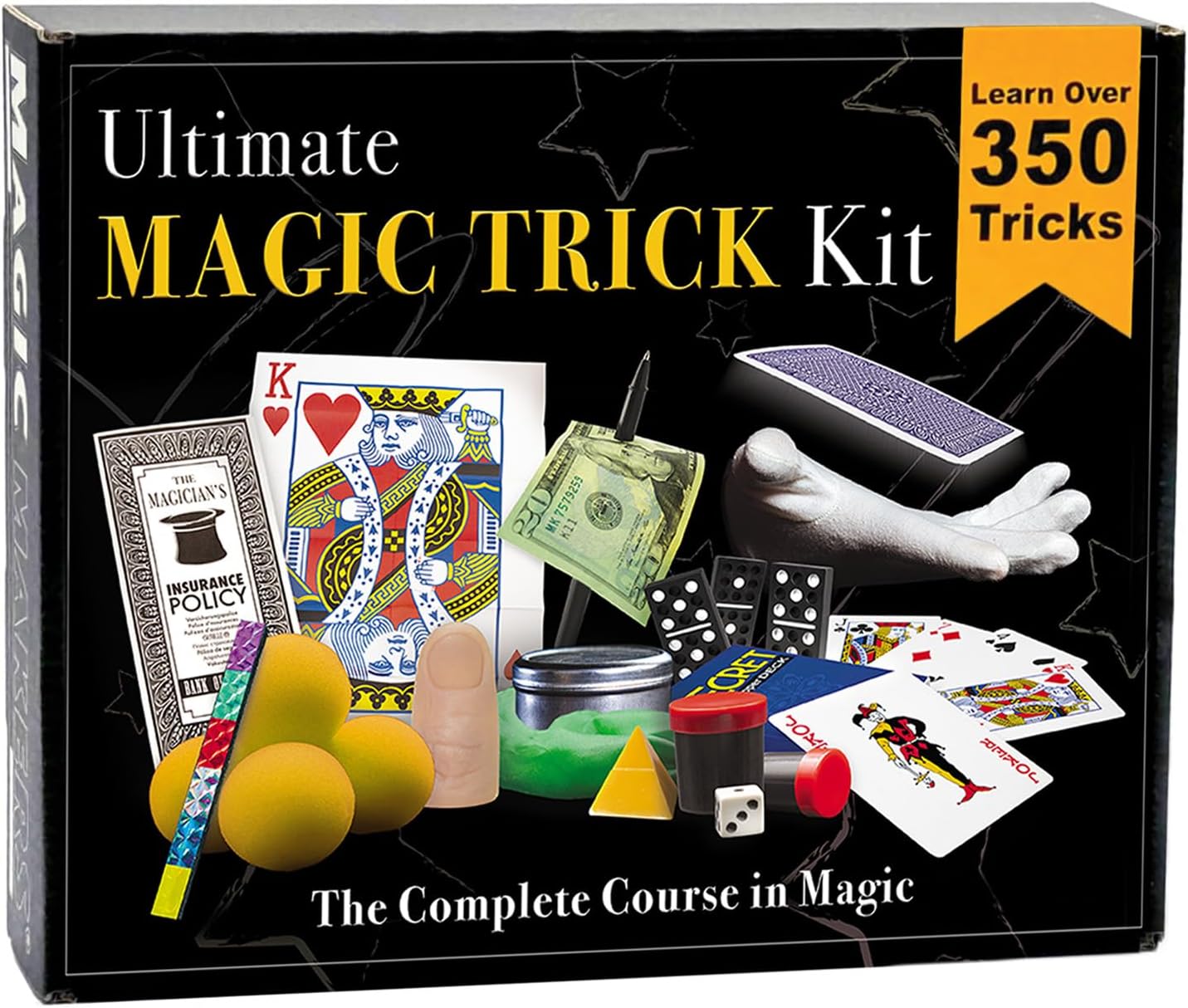 Ultimate Magic Trick Kit with 350 Tricks for Aspiring Magicians