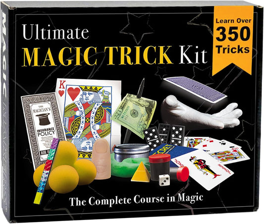 Ultimate Magic Trick Kit with 350 Tricks for Aspiring Magicians