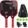 Pickleball Paddles Set of 2 T700 Carbon Fiber - Lightweight Control