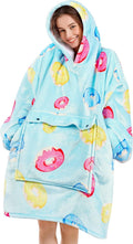 Wearable Blanket Hoodie for Women Oversized Cozy Sherpa - Soft Plush