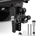 METOWARE Trailer Hitch 8in Drop, 12,500 LBS Capacity - Adjustable Tow