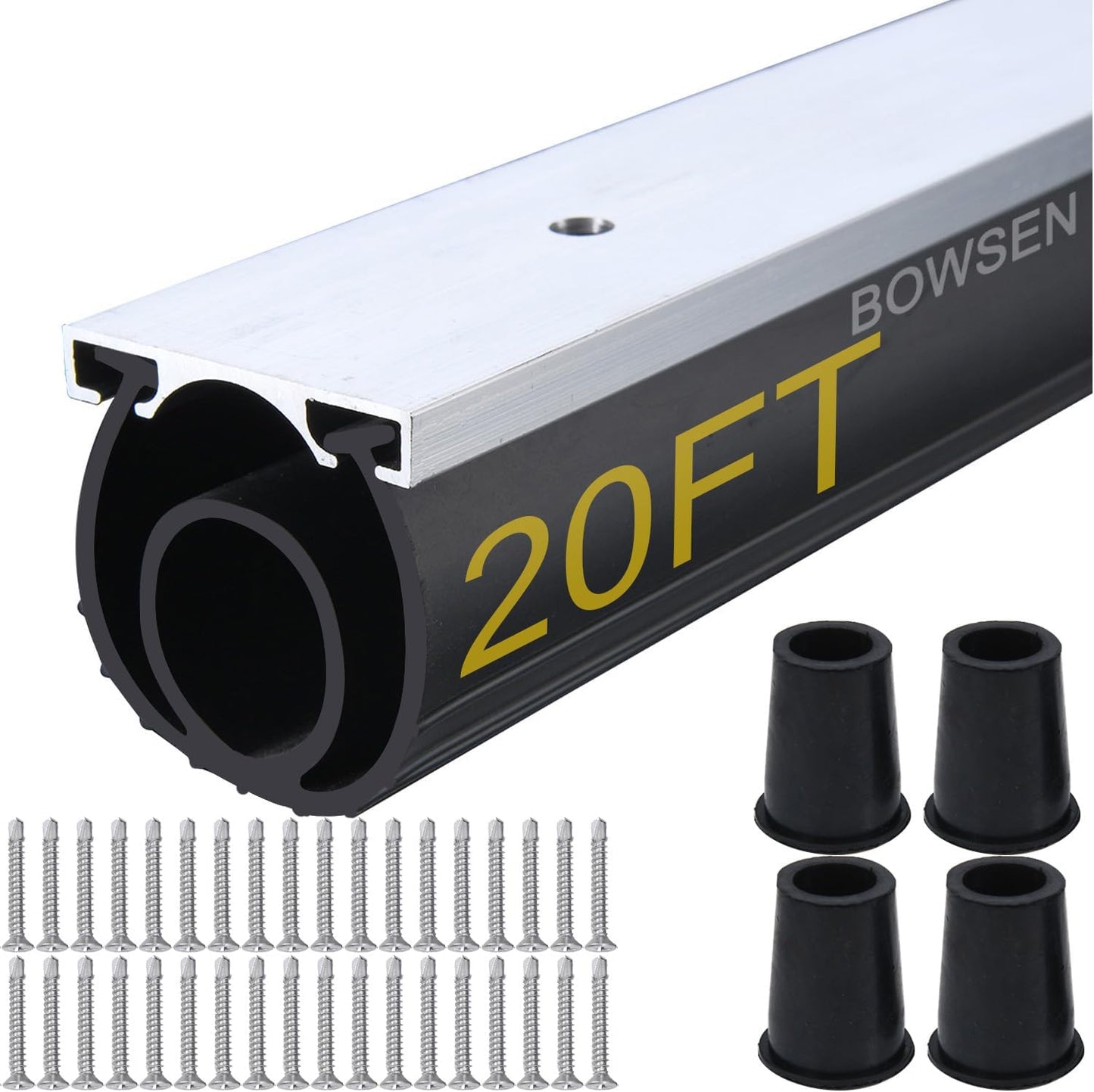 BOWSEN Heavy-Duty Universal Garage Door Bottom Seal Kit