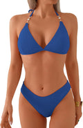 swimall Women's Triangle Bikini Set Cheeky High Cut (Style BJKC)