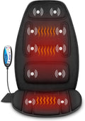 Snailax Massage Cushion with Heat - Memory Foam Neck and Lumbar