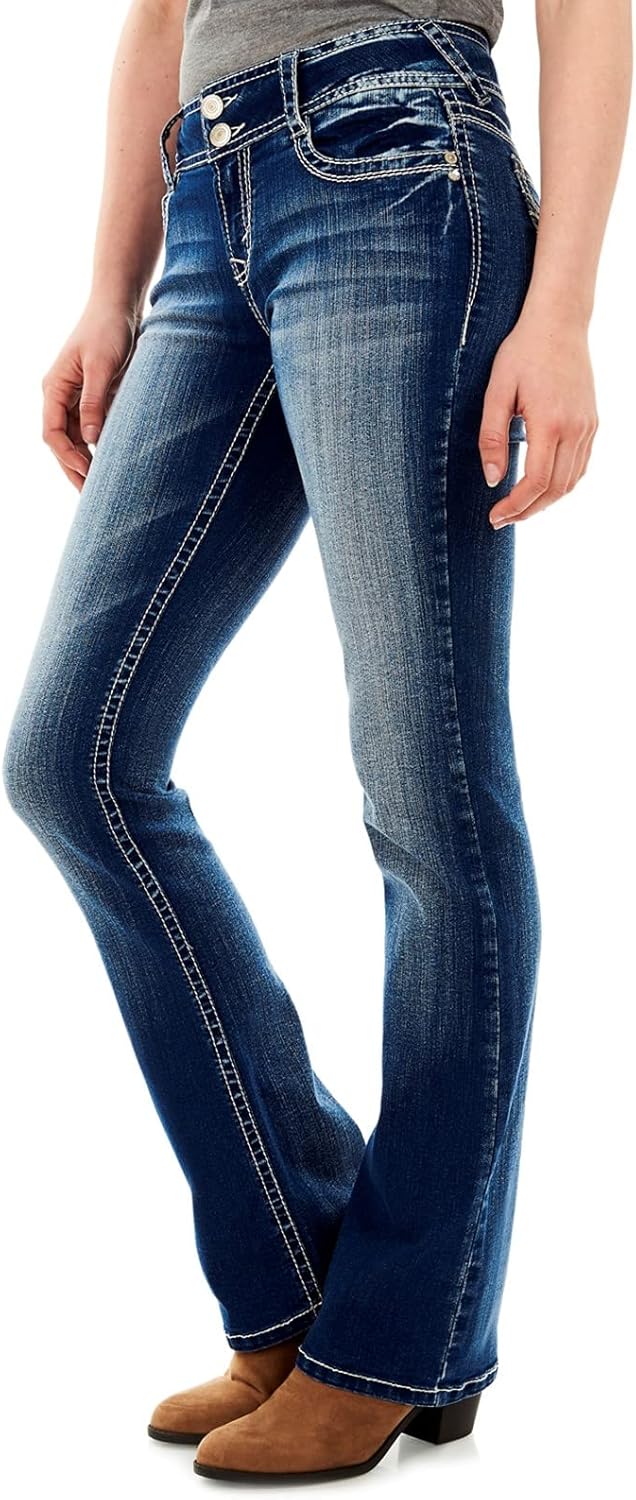 Luscious Curvy Bootcut Jeans for Women - Size Inclusive Fit